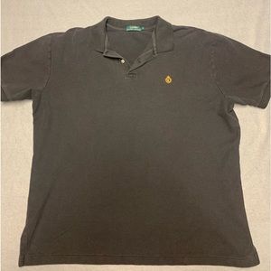 Ralph Lauren Polo shirt men’s XL black cotton short sleeve rugby